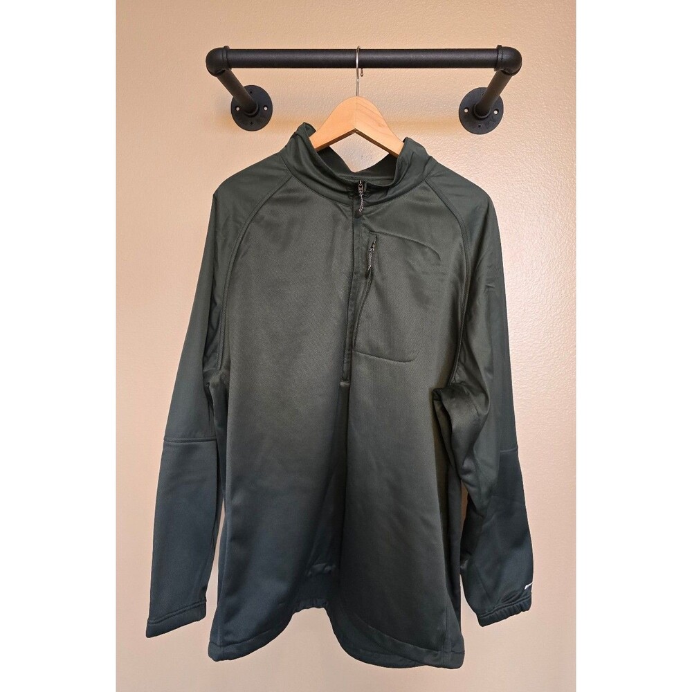 Nike golf thermafit ‎ full zip green jacket mens size extra large